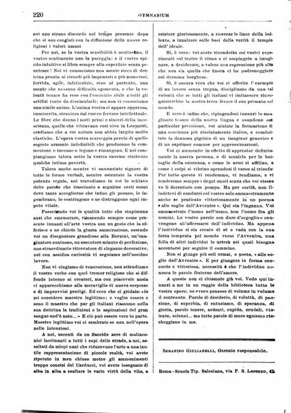 Gymnasium periodico letterario-didattico per le scuole secondarie