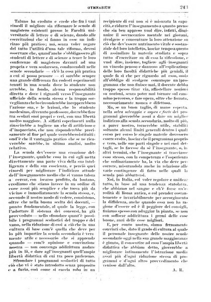 Gymnasium periodico letterario-didattico per le scuole secondarie