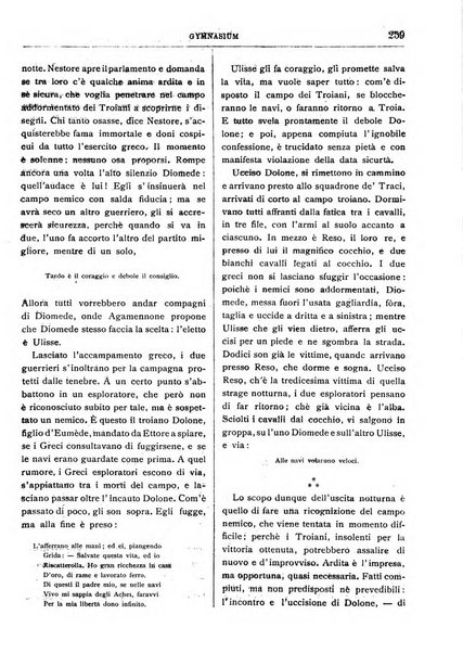 Gymnasium periodico letterario-didattico per le scuole secondarie