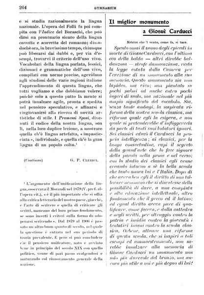 Gymnasium periodico letterario-didattico per le scuole secondarie