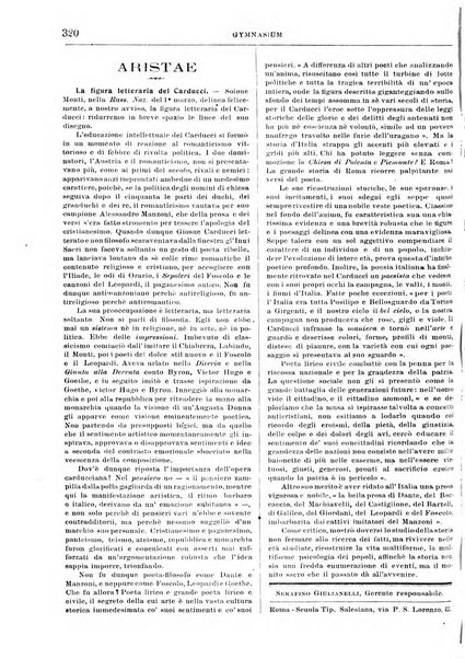 Gymnasium periodico letterario-didattico per le scuole secondarie