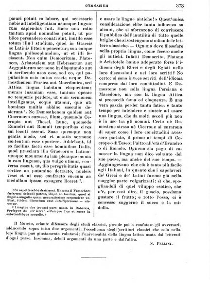 Gymnasium periodico letterario-didattico per le scuole secondarie