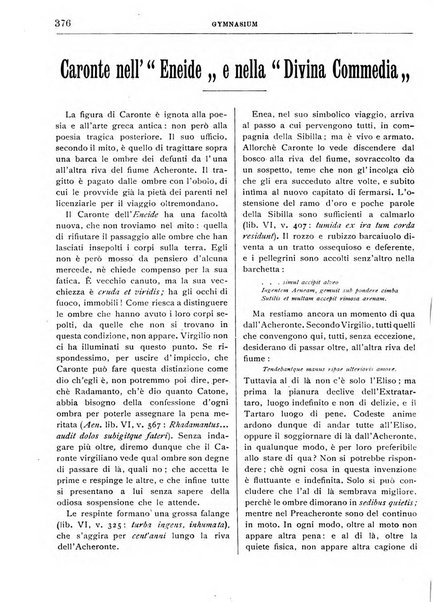 Gymnasium periodico letterario-didattico per le scuole secondarie