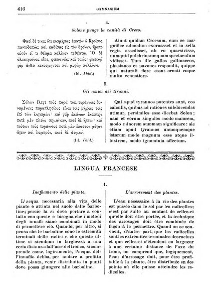 Gymnasium periodico letterario-didattico per le scuole secondarie