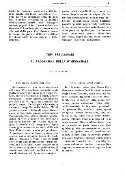 Gymnasium periodico letterario-didattico per le scuole secondarie