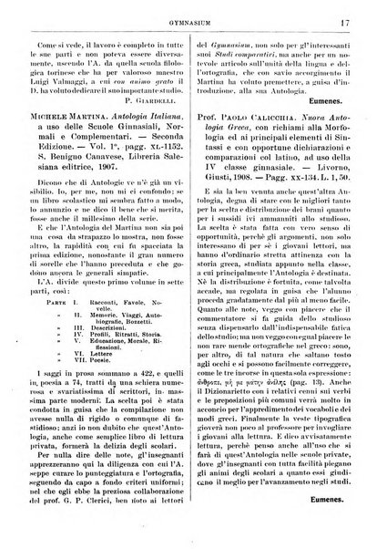 Gymnasium periodico letterario-didattico per le scuole secondarie