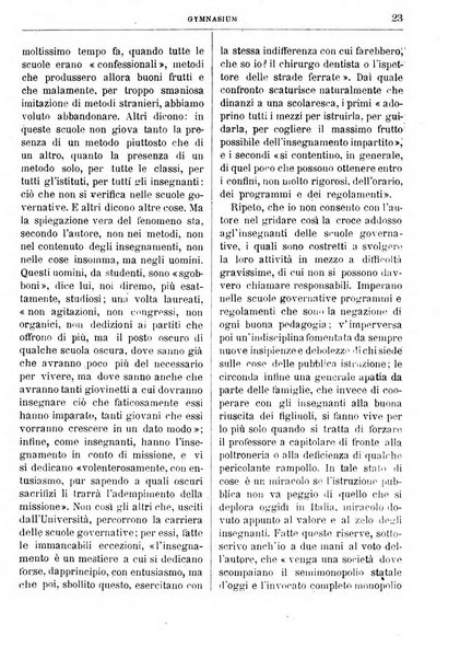 Gymnasium periodico letterario-didattico per le scuole secondarie