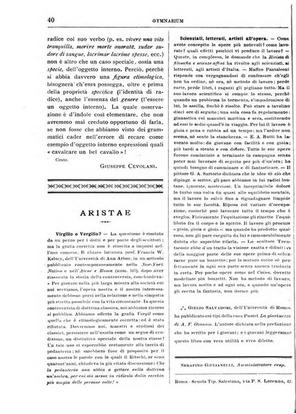 Gymnasium periodico letterario-didattico per le scuole secondarie