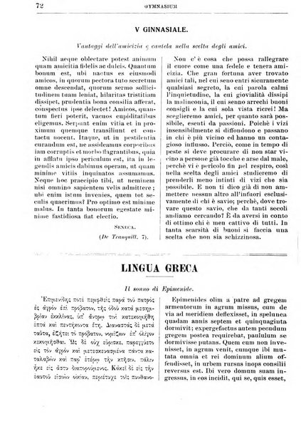 Gymnasium periodico letterario-didattico per le scuole secondarie