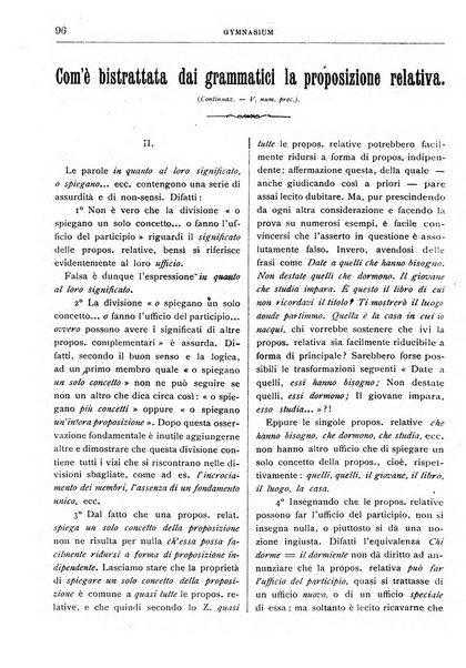 Gymnasium periodico letterario-didattico per le scuole secondarie