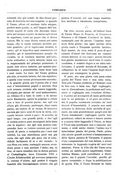 Gymnasium periodico letterario-didattico per le scuole secondarie