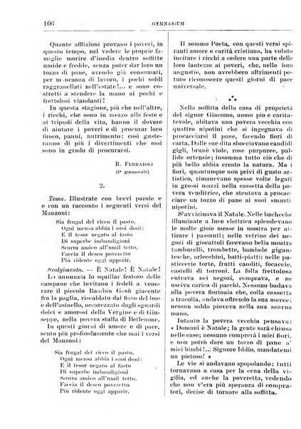 Gymnasium periodico letterario-didattico per le scuole secondarie