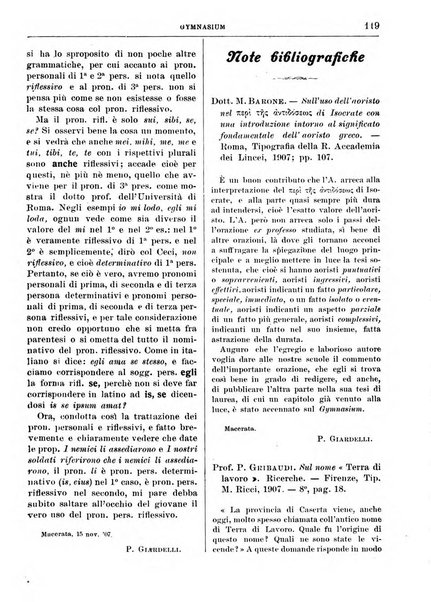 Gymnasium periodico letterario-didattico per le scuole secondarie