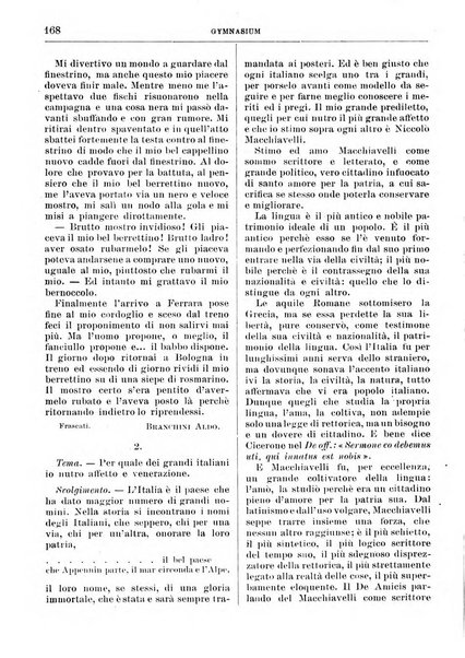 Gymnasium periodico letterario-didattico per le scuole secondarie