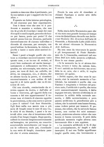 Gymnasium periodico letterario-didattico per le scuole secondarie