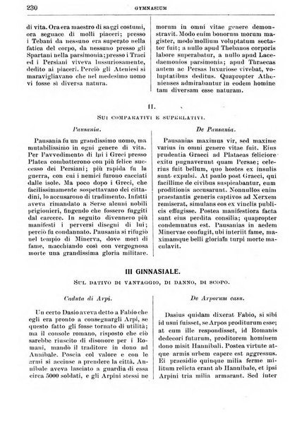 Gymnasium periodico letterario-didattico per le scuole secondarie