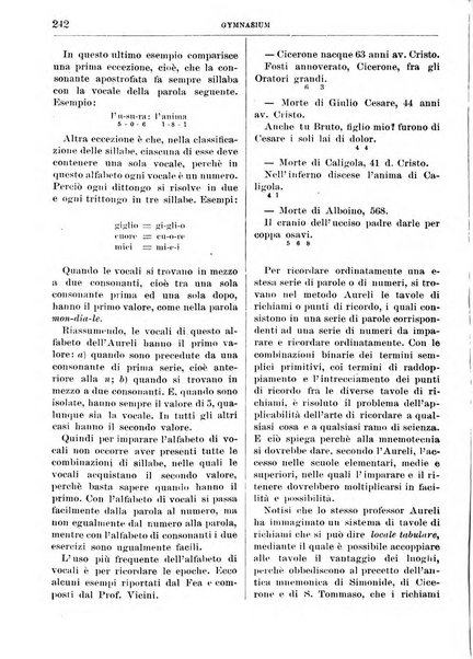 Gymnasium periodico letterario-didattico per le scuole secondarie