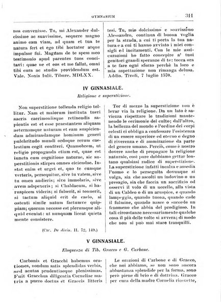 Gymnasium periodico letterario-didattico per le scuole secondarie