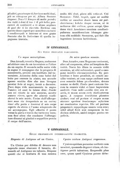 Gymnasium periodico letterario-didattico per le scuole secondarie