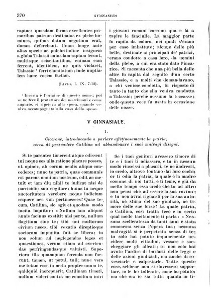 Gymnasium periodico letterario-didattico per le scuole secondarie