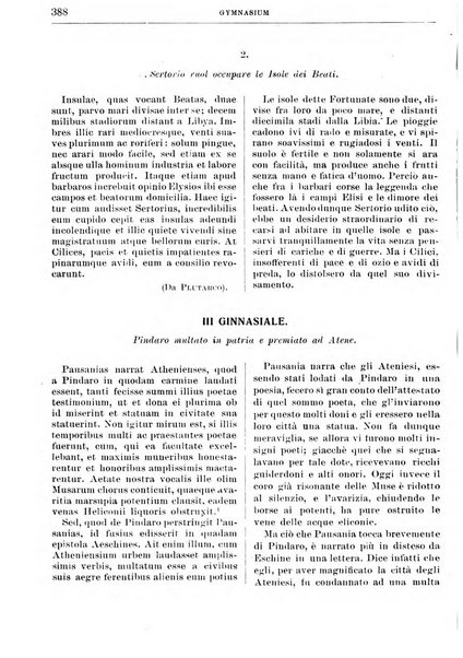 Gymnasium periodico letterario-didattico per le scuole secondarie