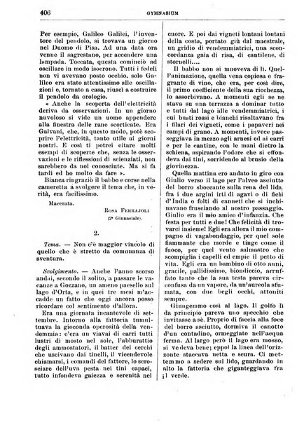 Gymnasium periodico letterario-didattico per le scuole secondarie