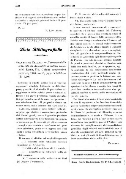 Gymnasium periodico letterario-didattico per le scuole secondarie