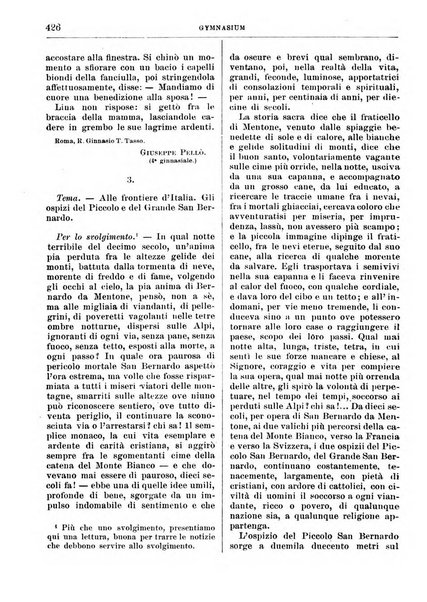 Gymnasium periodico letterario-didattico per le scuole secondarie