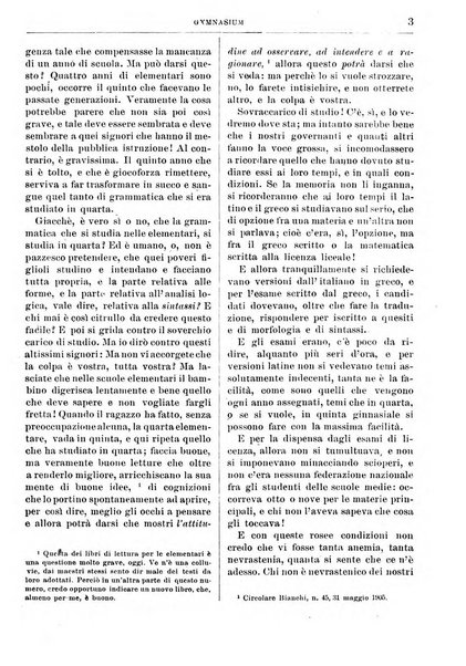 Gymnasium periodico letterario-didattico per le scuole secondarie