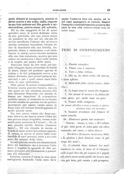 Gymnasium periodico letterario-didattico per le scuole secondarie