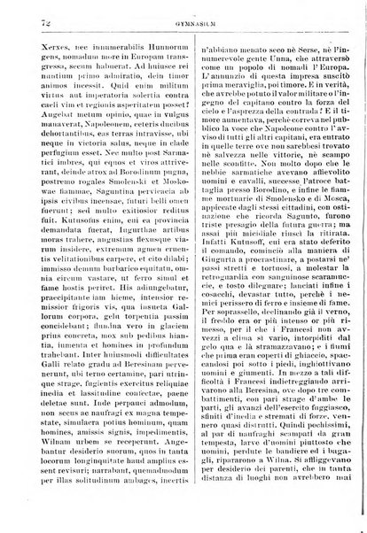 Gymnasium periodico letterario-didattico per le scuole secondarie