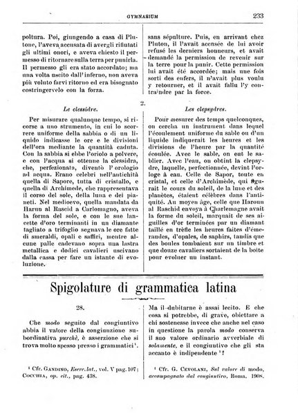 Gymnasium periodico letterario-didattico per le scuole secondarie