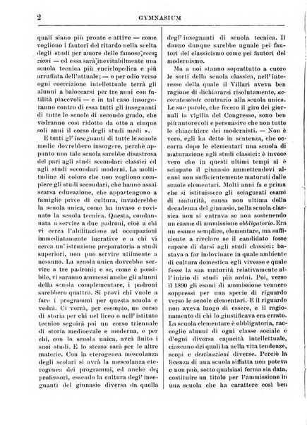 Gymnasium periodico letterario-didattico per le scuole secondarie