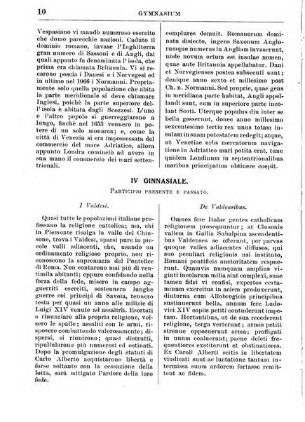 Gymnasium periodico letterario-didattico per le scuole secondarie