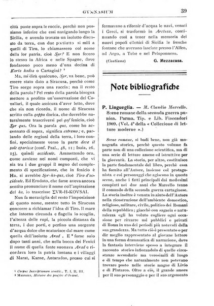 Gymnasium periodico letterario-didattico per le scuole secondarie