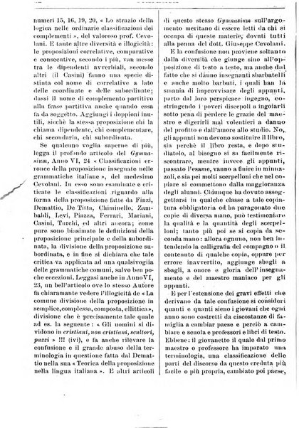 Gymnasium periodico letterario-didattico per le scuole secondarie