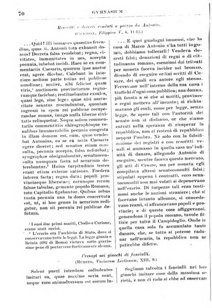 Gymnasium periodico letterario-didattico per le scuole secondarie