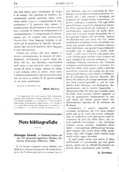 Gymnasium periodico letterario-didattico per le scuole secondarie