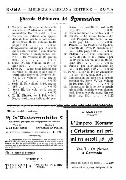 Gymnasium periodico letterario-didattico per le scuole secondarie