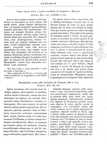 Gymnasium periodico letterario-didattico per le scuole secondarie