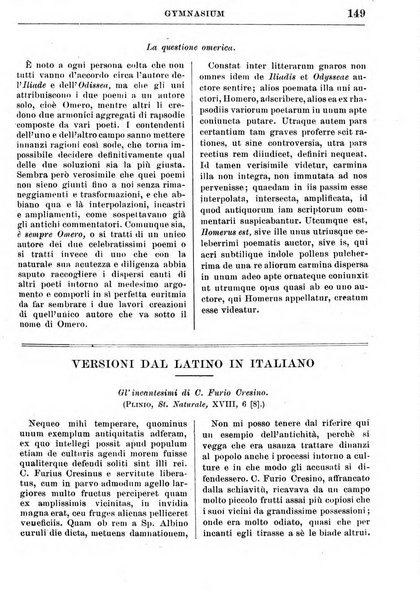 Gymnasium periodico letterario-didattico per le scuole secondarie