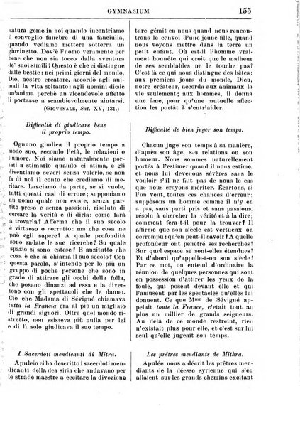 Gymnasium periodico letterario-didattico per le scuole secondarie