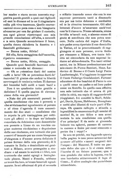 Gymnasium periodico letterario-didattico per le scuole secondarie