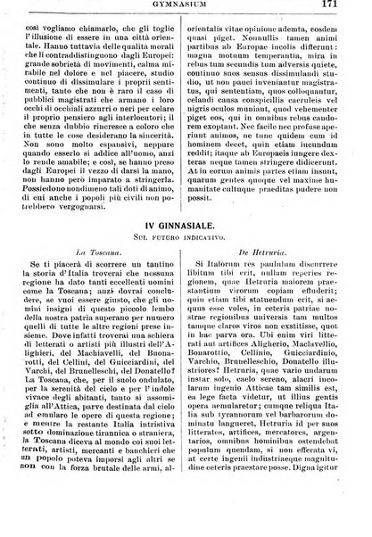 Gymnasium periodico letterario-didattico per le scuole secondarie