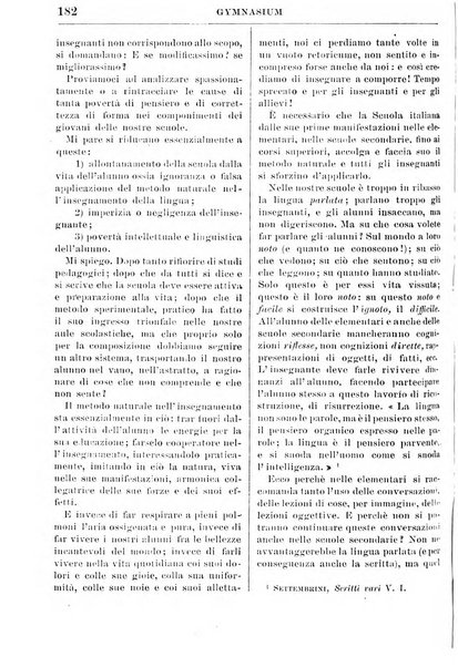 Gymnasium periodico letterario-didattico per le scuole secondarie