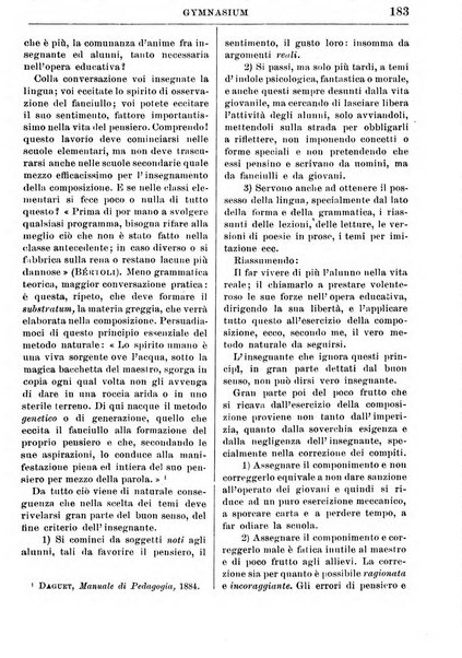 Gymnasium periodico letterario-didattico per le scuole secondarie