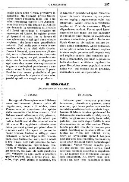 Gymnasium periodico letterario-didattico per le scuole secondarie