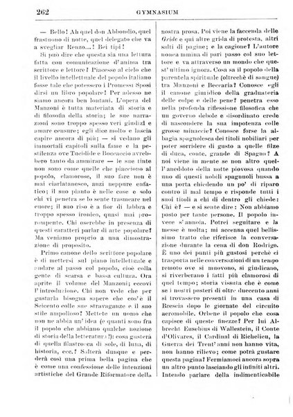 Gymnasium periodico letterario-didattico per le scuole secondarie