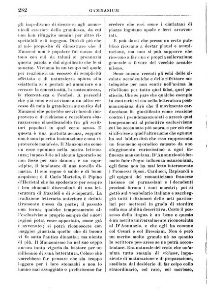 Gymnasium periodico letterario-didattico per le scuole secondarie