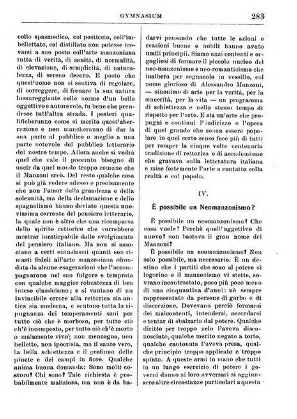 Gymnasium periodico letterario-didattico per le scuole secondarie